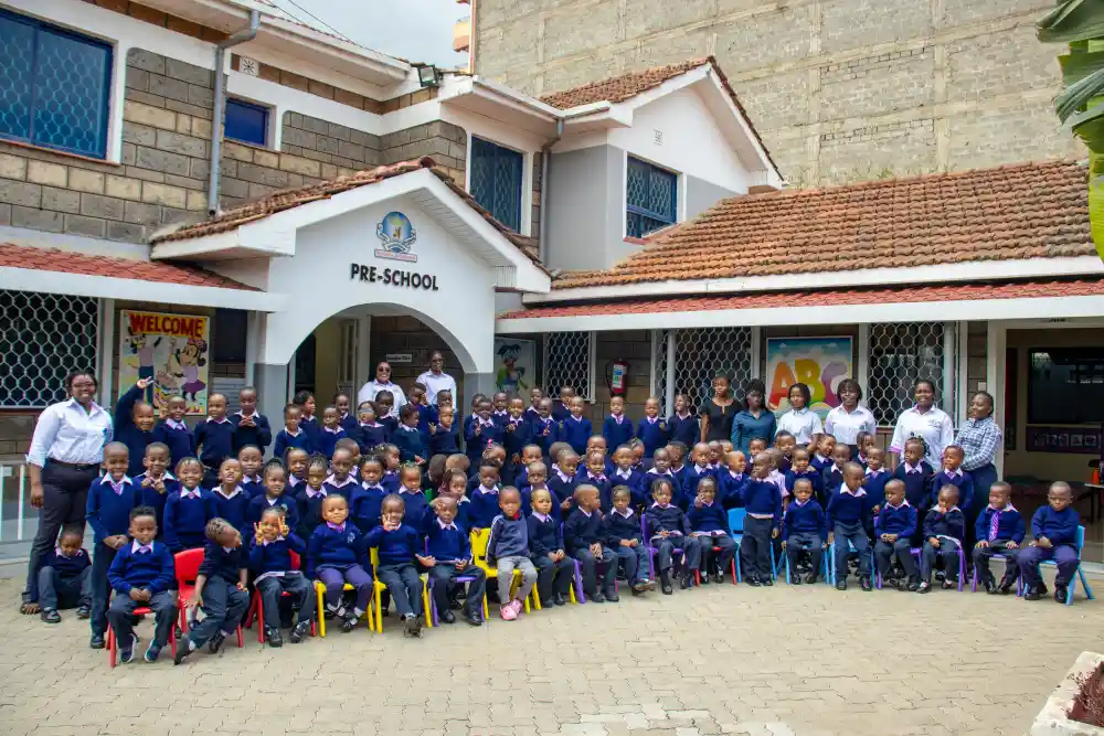 Learners at Kings International Academy, a CBC school in Fedha