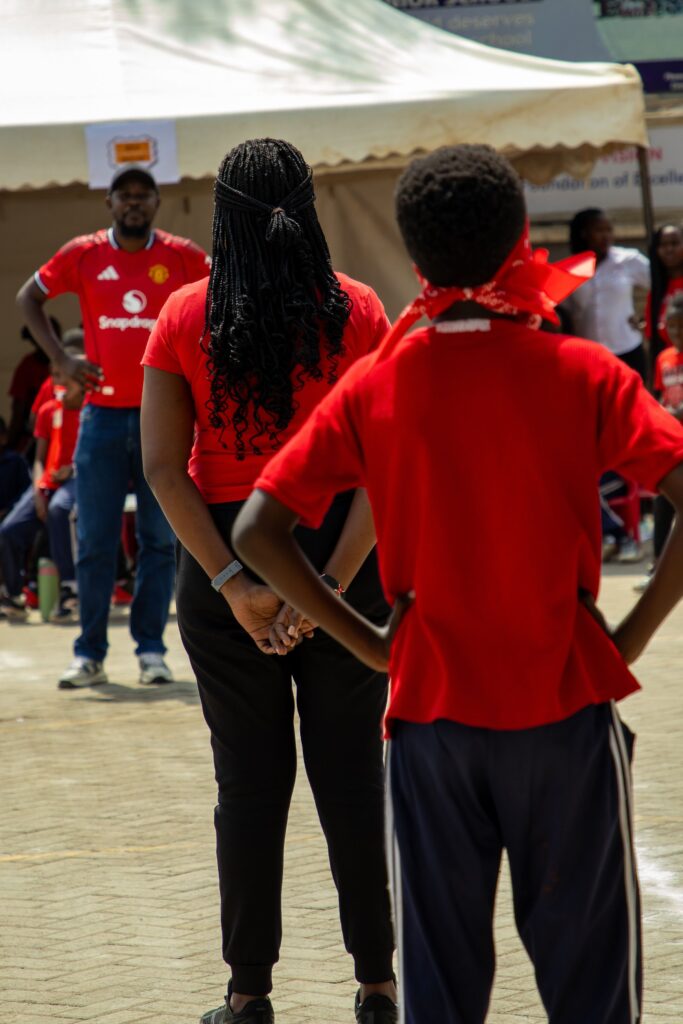 House captains at Kings International Academy Sports Day