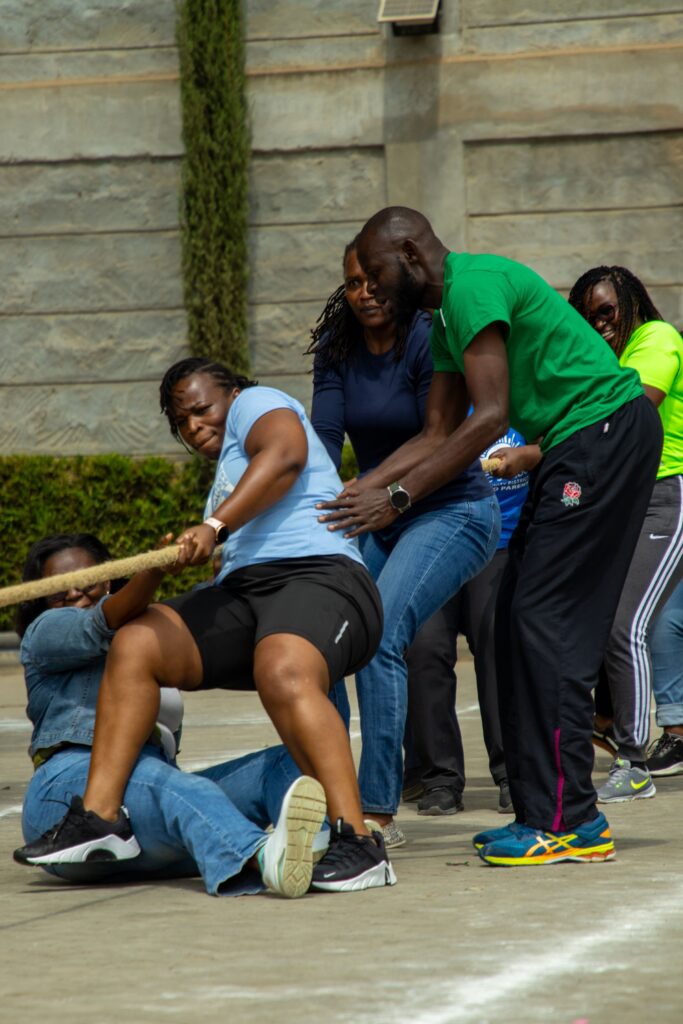 Marching parade by learners at Kings International Academy Sports Day