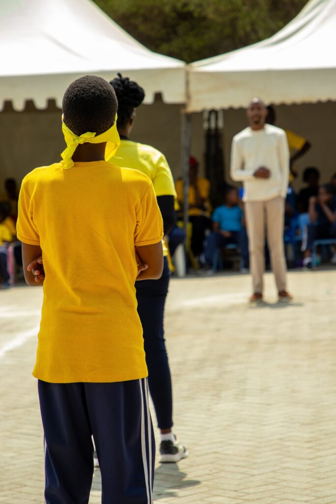 Sack race at Kings International Academy Sports Day