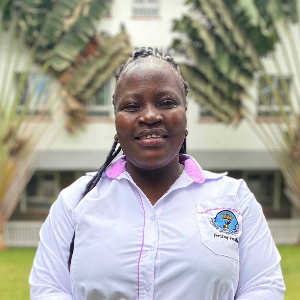 Ms. Mary Ajema, teacher at Kings International Academy