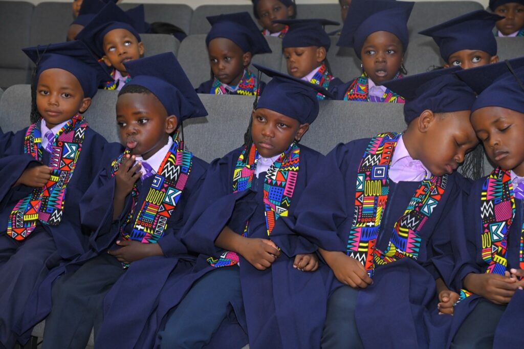 PP2 graduates listening during the ceremony