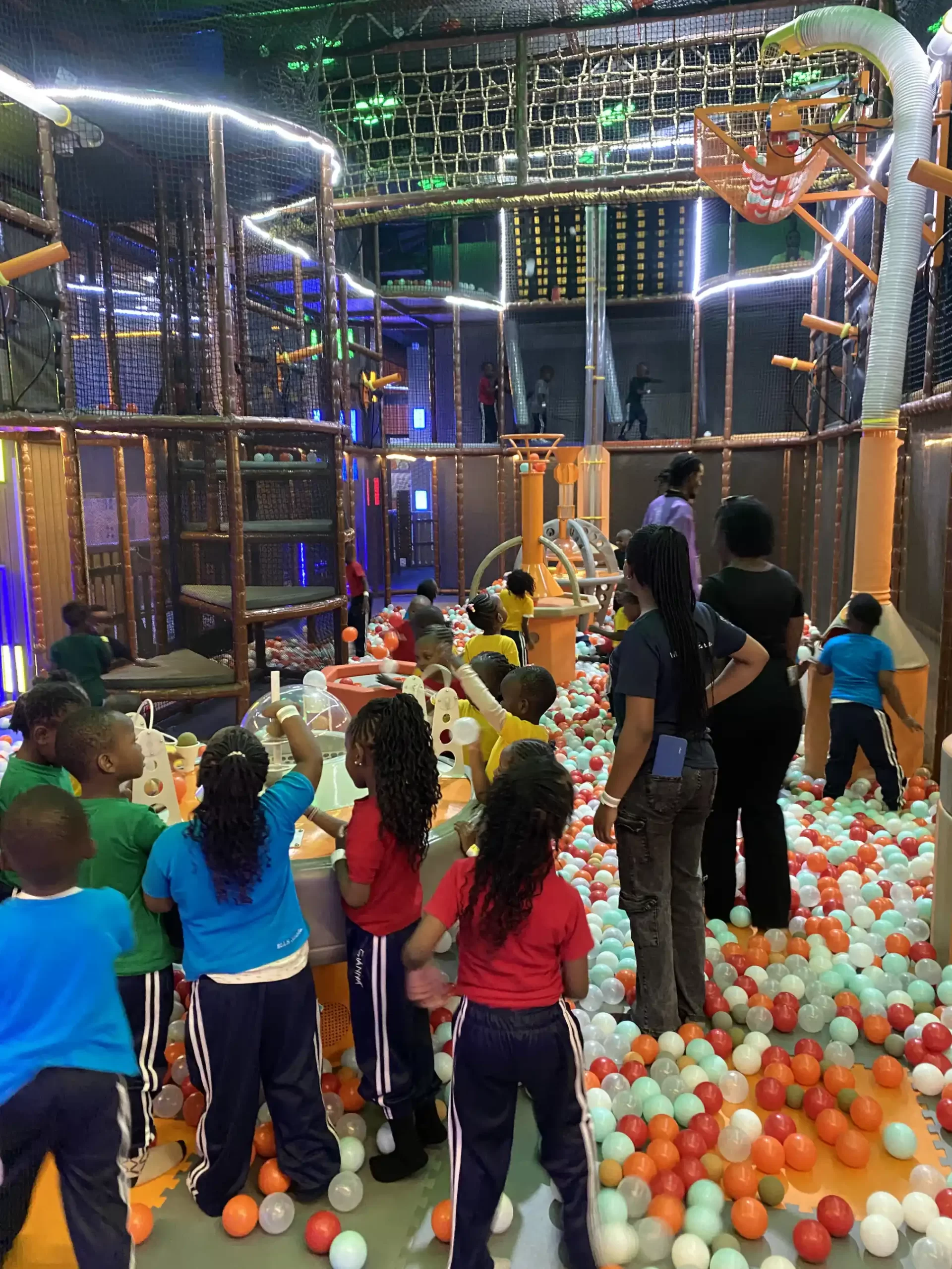 Kings International Academy preschool children on the academic tour to The Hub Karen