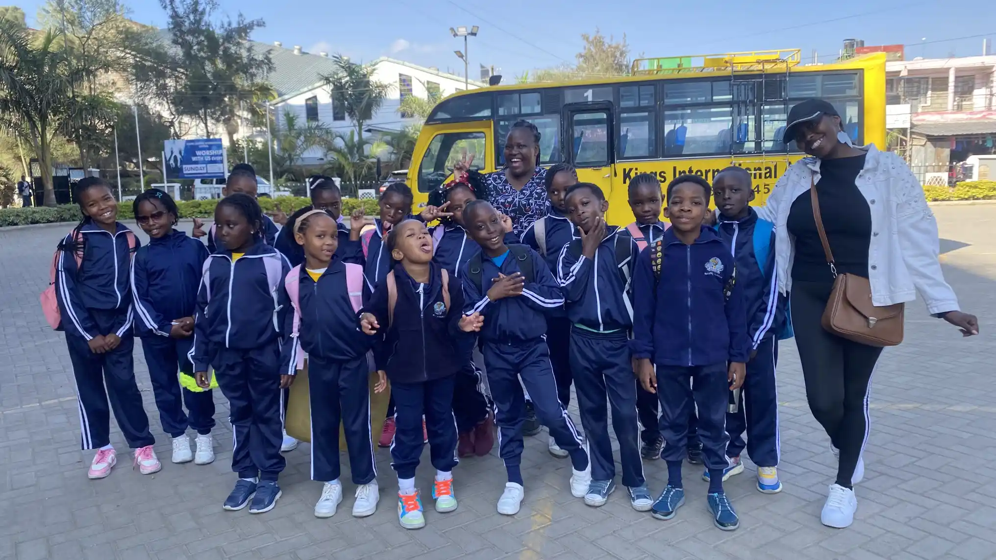 kings international academy grade 2 learners leaving for the 2023 academic tour