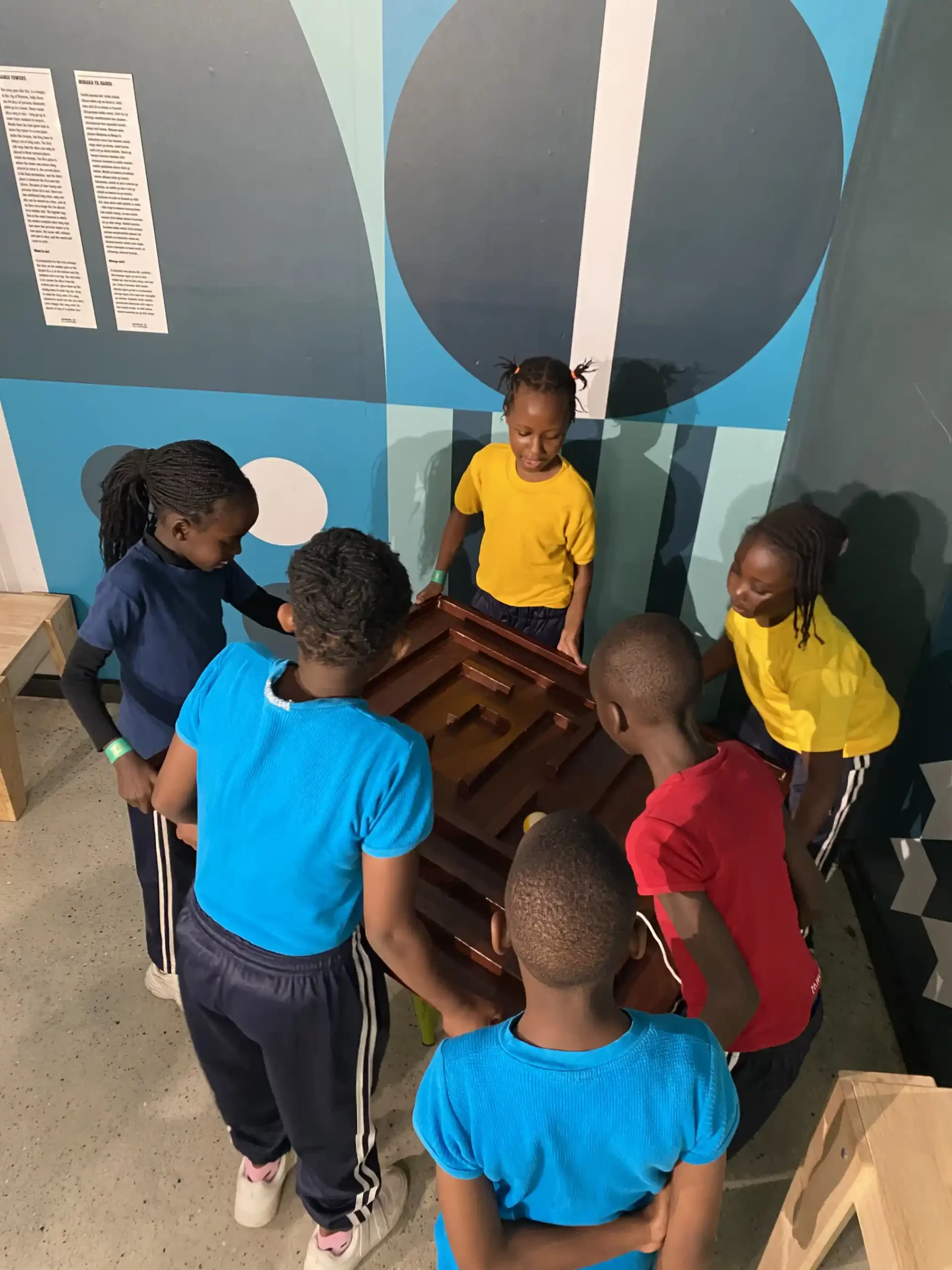 kings international academy learners at the 2023 academic tour at the museum of illusions