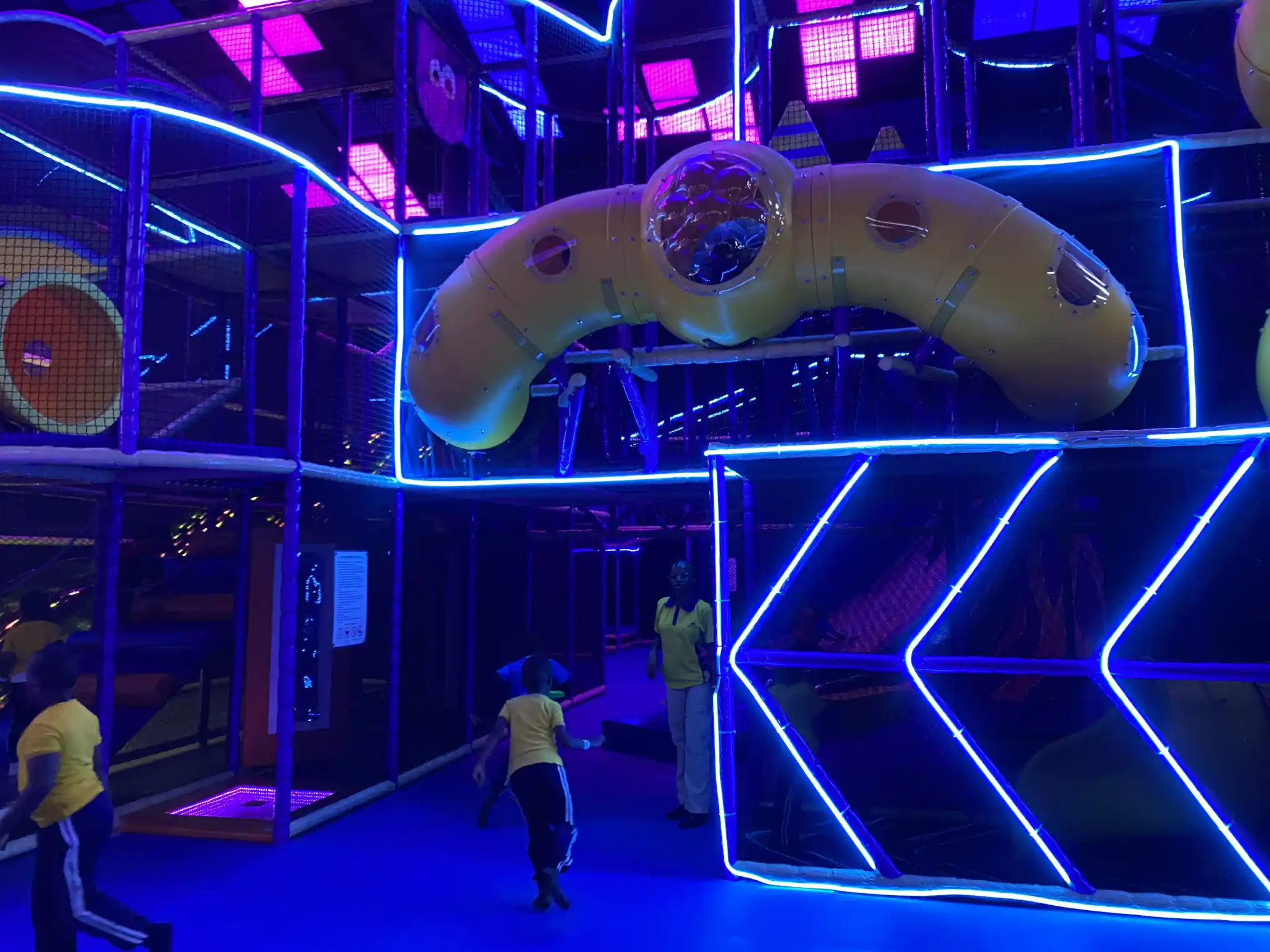 kings international academy learners in a kids zone at the hub park during the 2026 term 3 academic tour (2)
