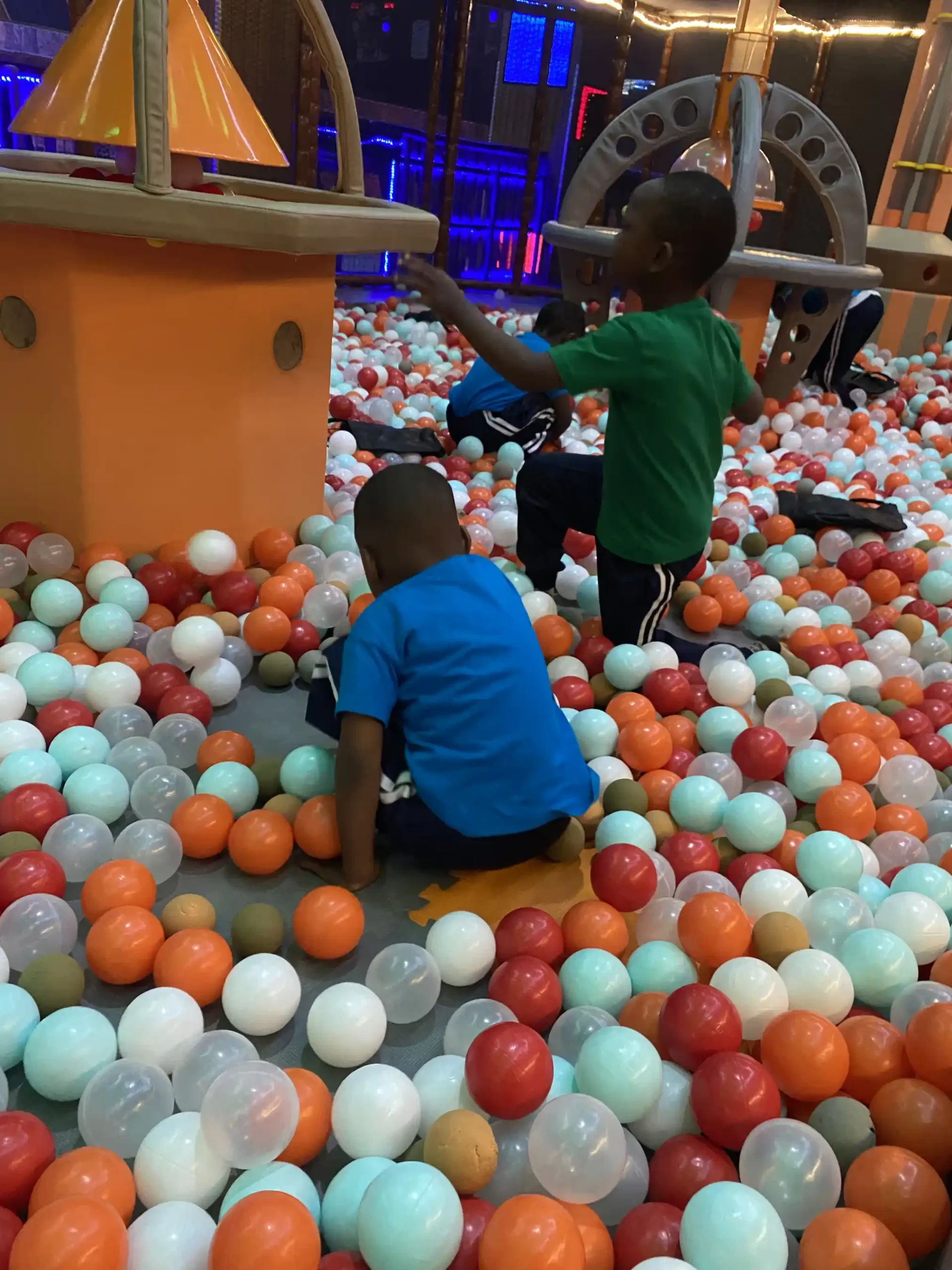 kings international academy learners in a kids zone at the hub park during the 2026 term 3 academic tour (3)