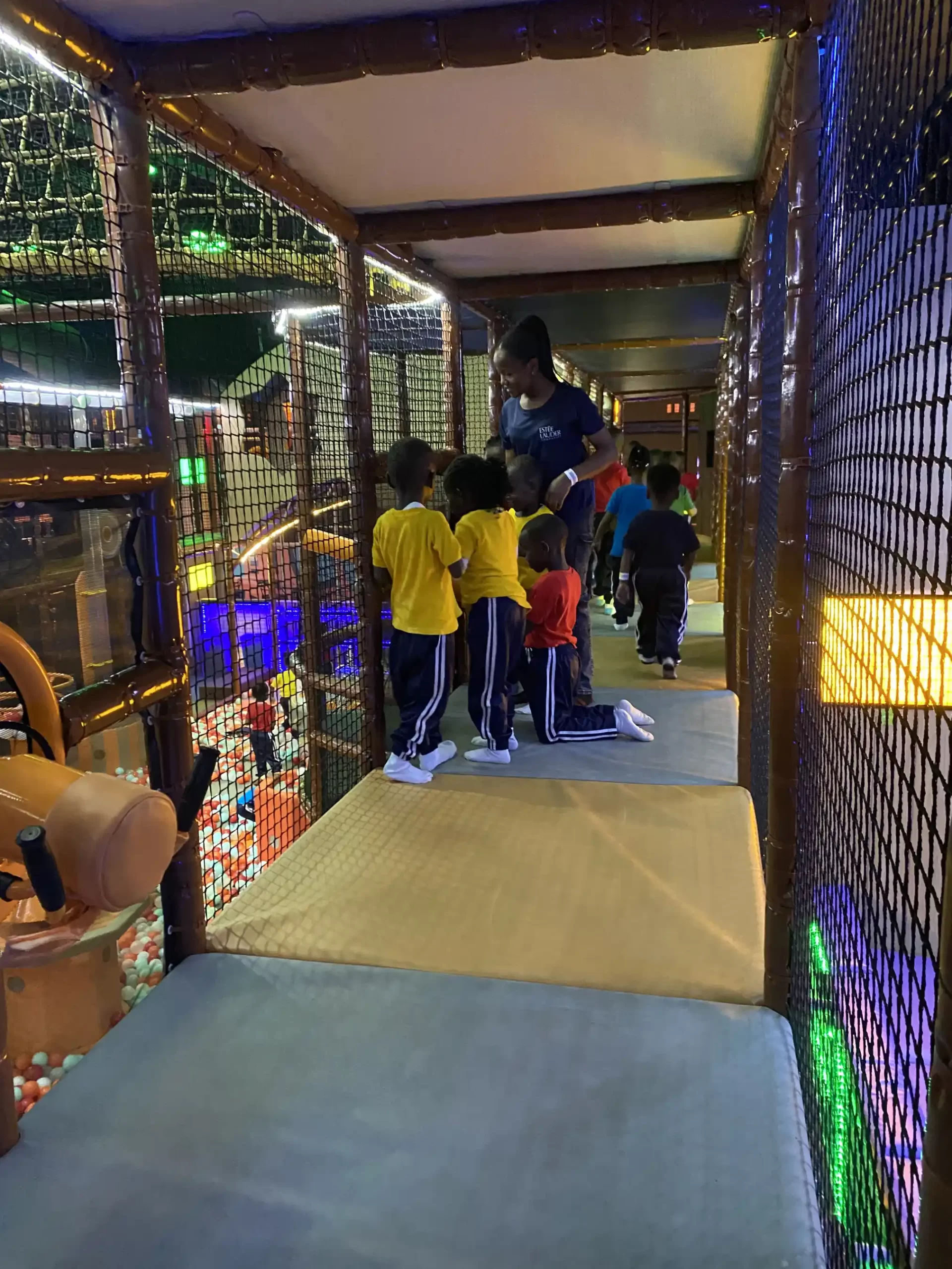 kings international academy learners in a kids zone at the hub park during the 2026 term 3 academic tour (4)