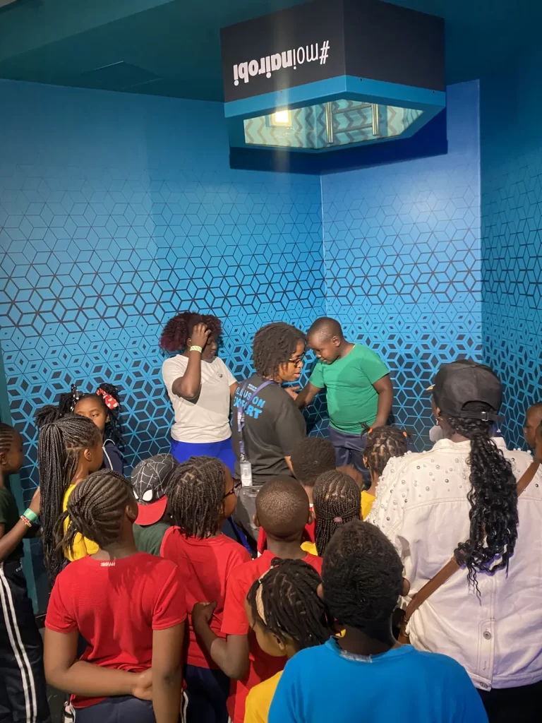 Kings International Academy Lower Primary learners at the Museum of Illusions, Westlands (11)