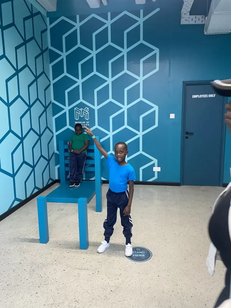 Kings International Academy Lower Primary learners at the Museum of Illusions, Westlands (26)