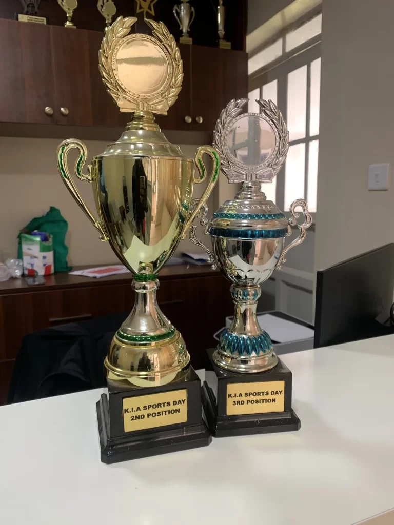 Kings International Academy Sports Day 2026 trophies