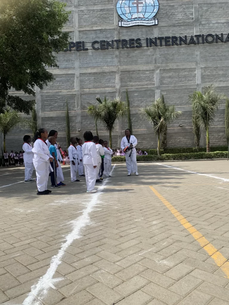 Martial arts display at Kings International Academy Sports Day 2026