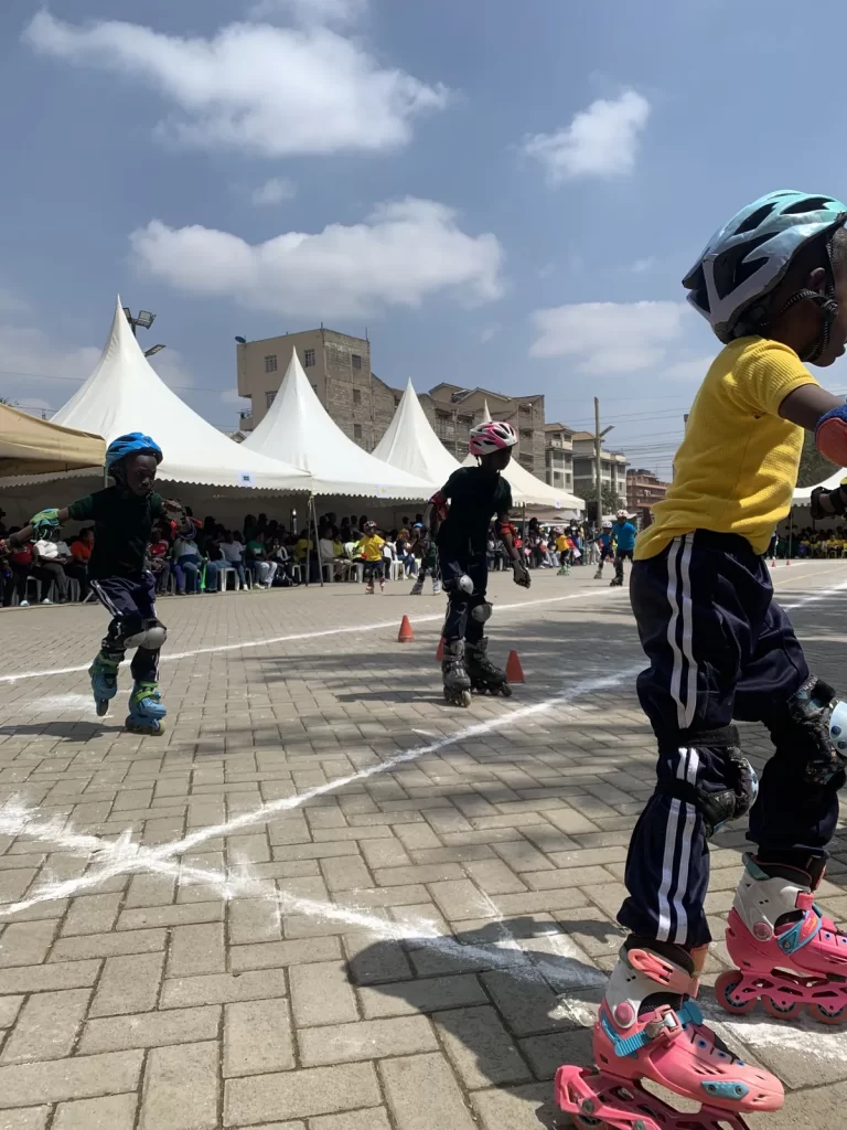 Roller skating competition at Kings International Academy Sports Day 2026, Fedha