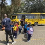 kings international preschool arriving at The Hub Park during the 2026 term 3 academic tour