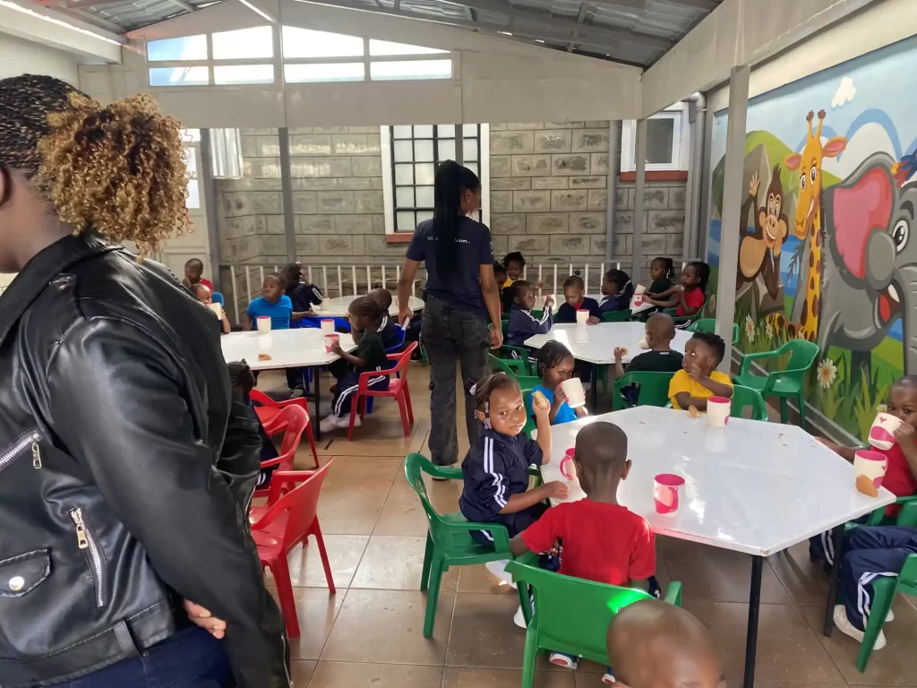 kings international preschool taking breakfast before leaving for the 2026 term 3 academic tour