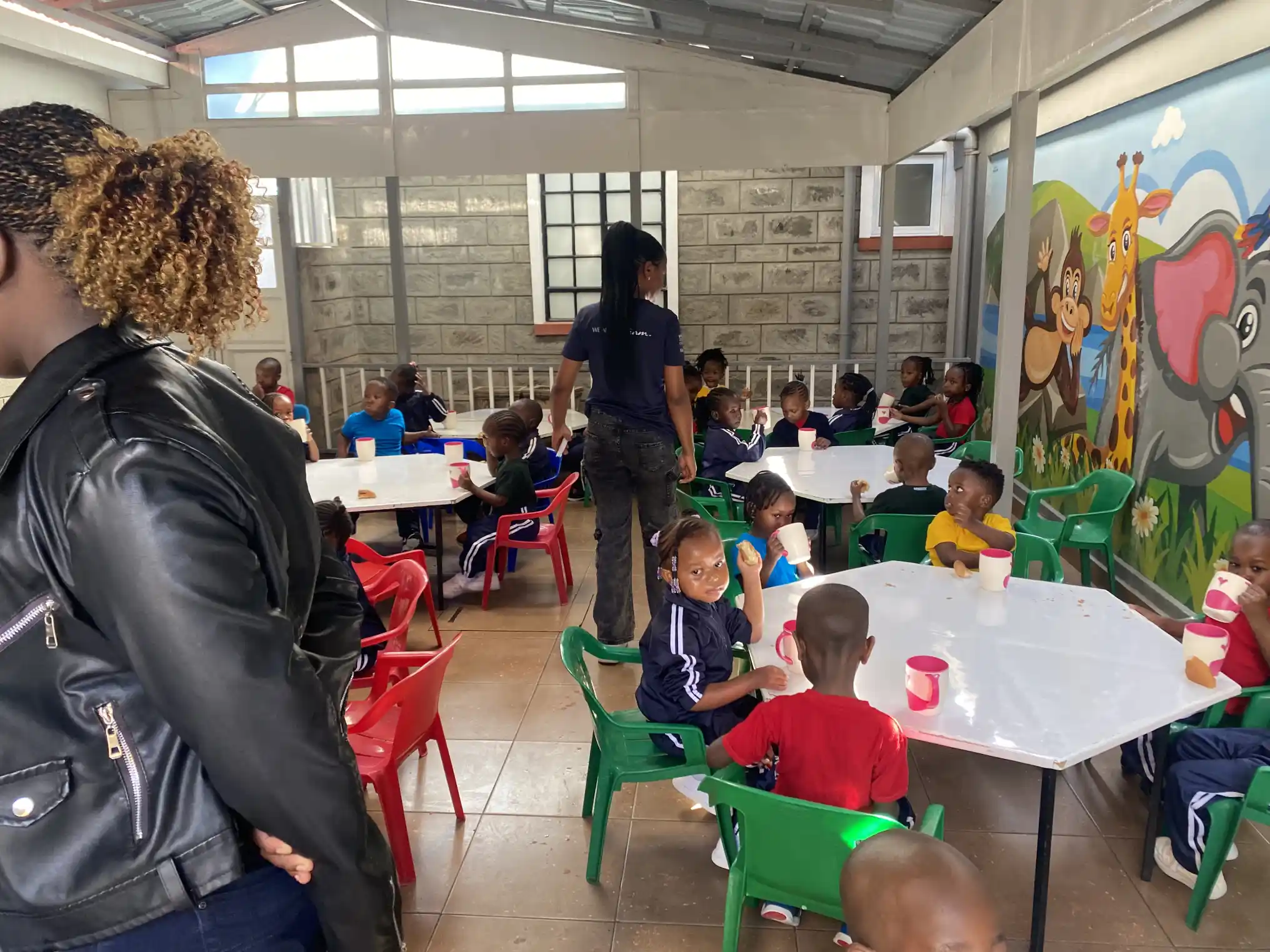 kings international preschool taking breakfast before leaving for the 2026 term 3 academic tour